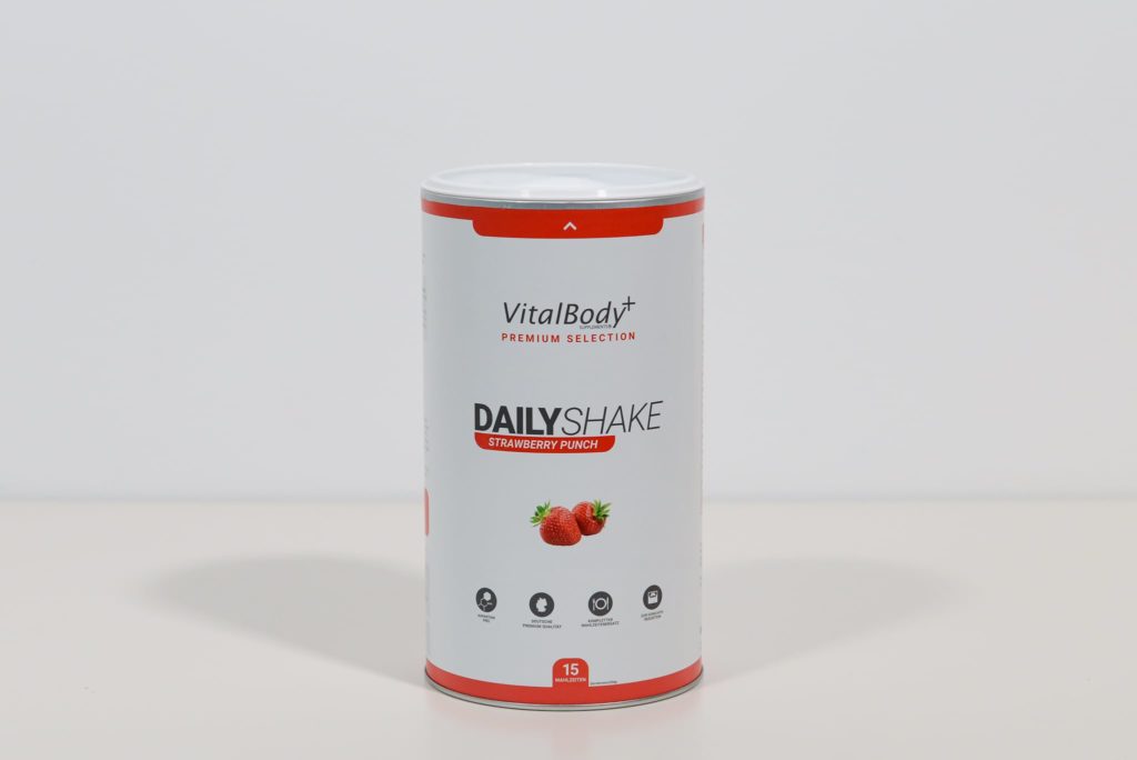 vital body plus daily shake strawberry punch test